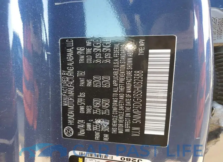 5NMP3DG13SH032388# 14