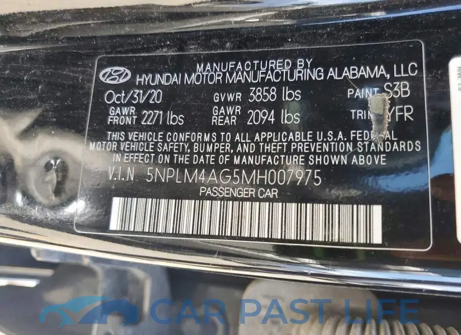 5NPLM4AG5MH007975# 12