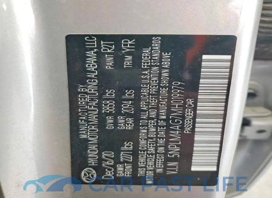 5NPLM4AG7MH019979# 12