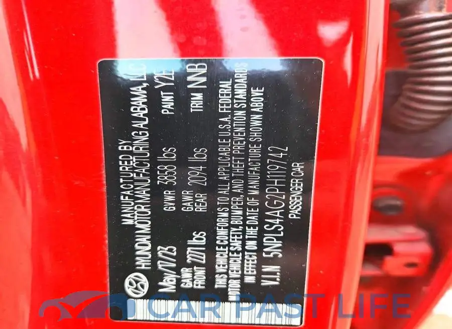 5NPLS4AG2PH119742# 13