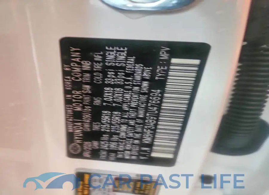KM8HF3AB9TU476694# 13