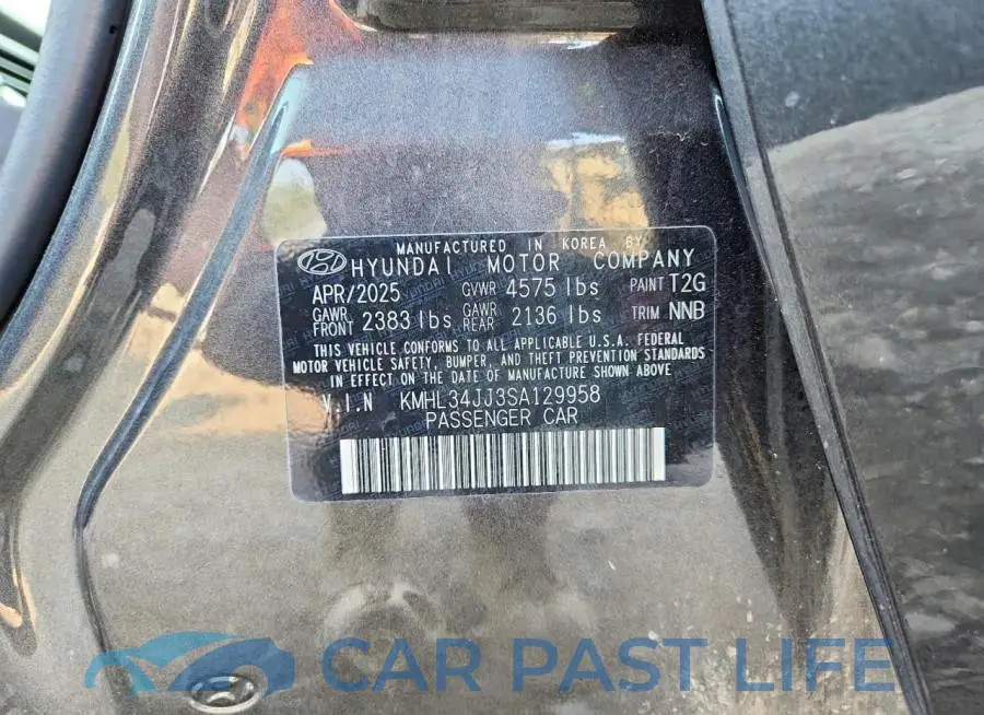 KMHL34JJ3SA129958# 12