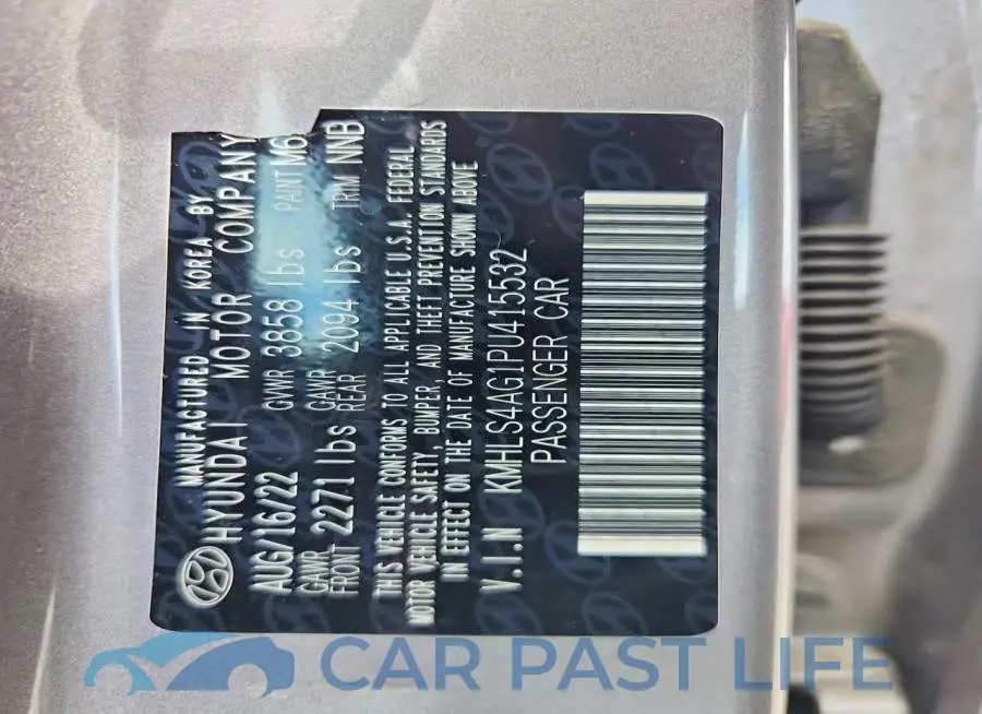 KMHLS4AG1PU415532# 12