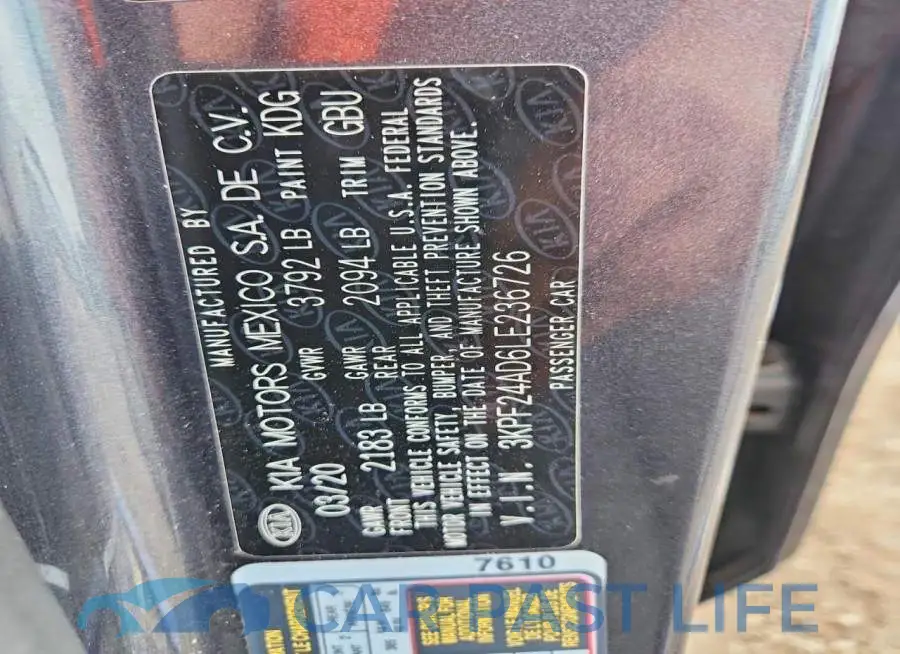 3KPF24AD6LE236726# 12