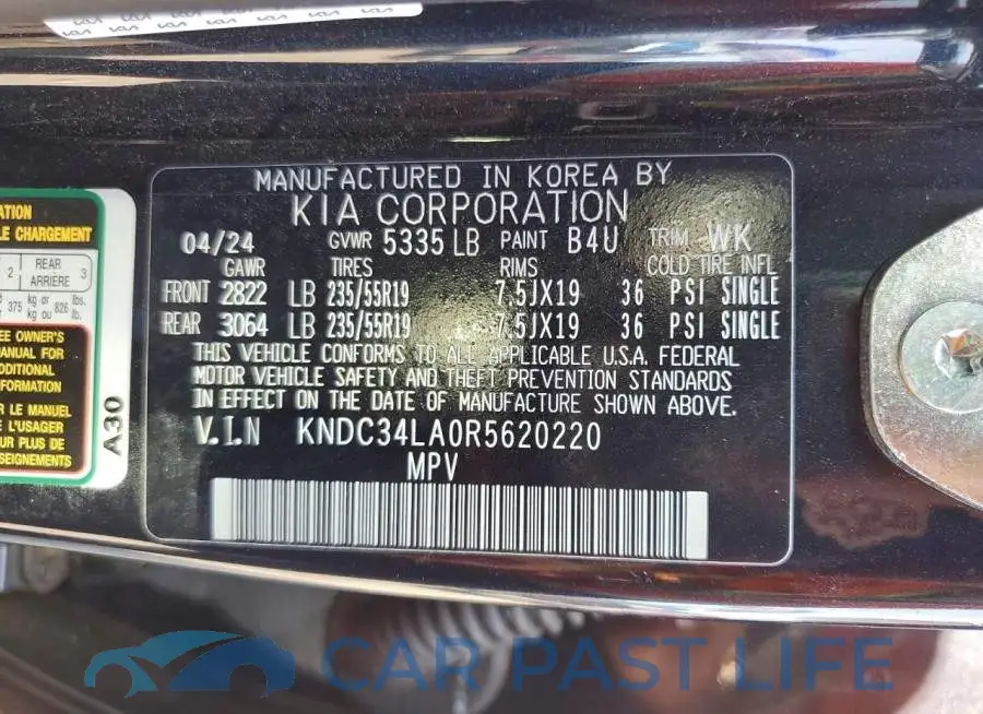 KNDC34LA0R5620220# 13