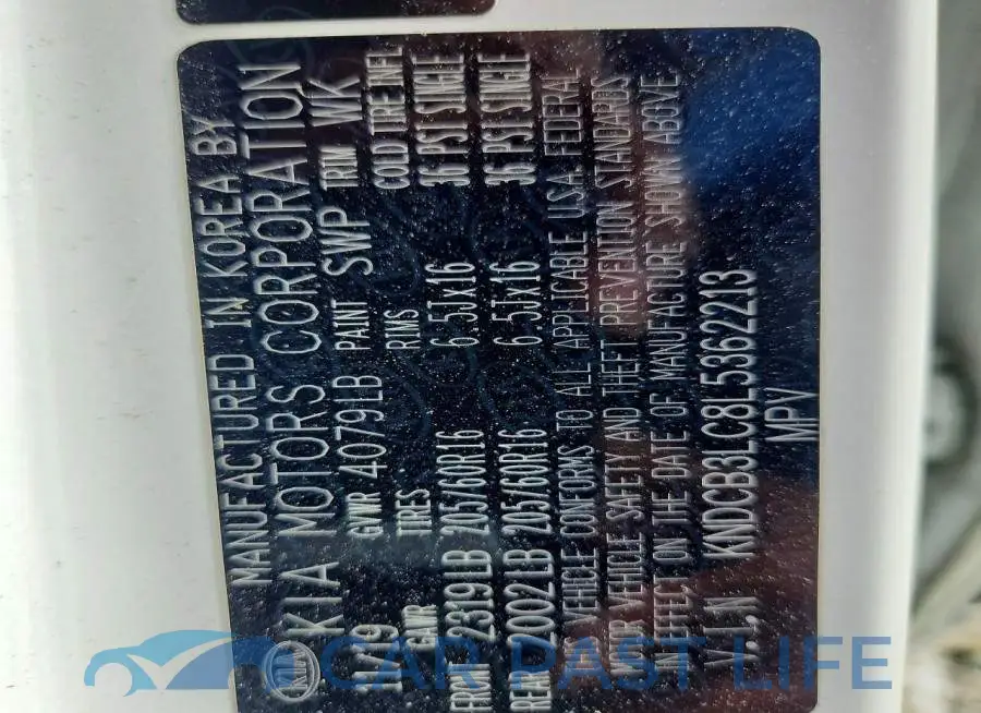 KNDCB3LC8L5362213# 13