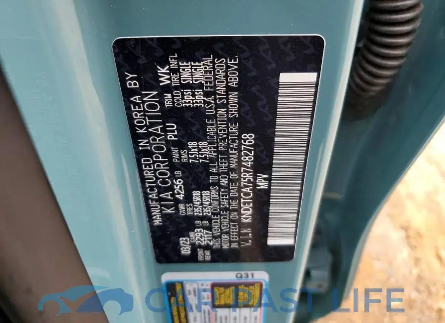 KNDETCA75R7482768# 13