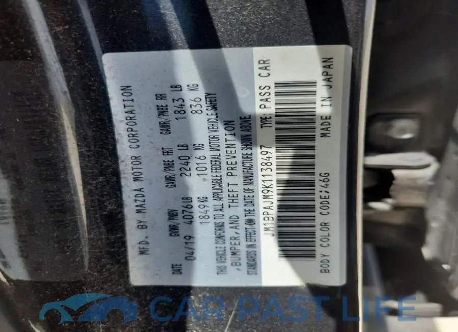 JM1BPAJM9K1138497# 13