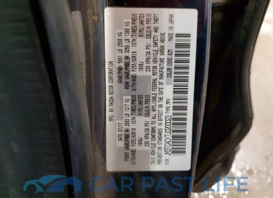 JM3TCACY7J0200023# 13