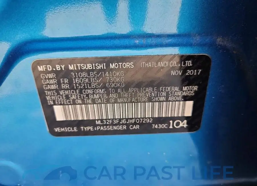 ML32F3FJ6JHF07292# 12