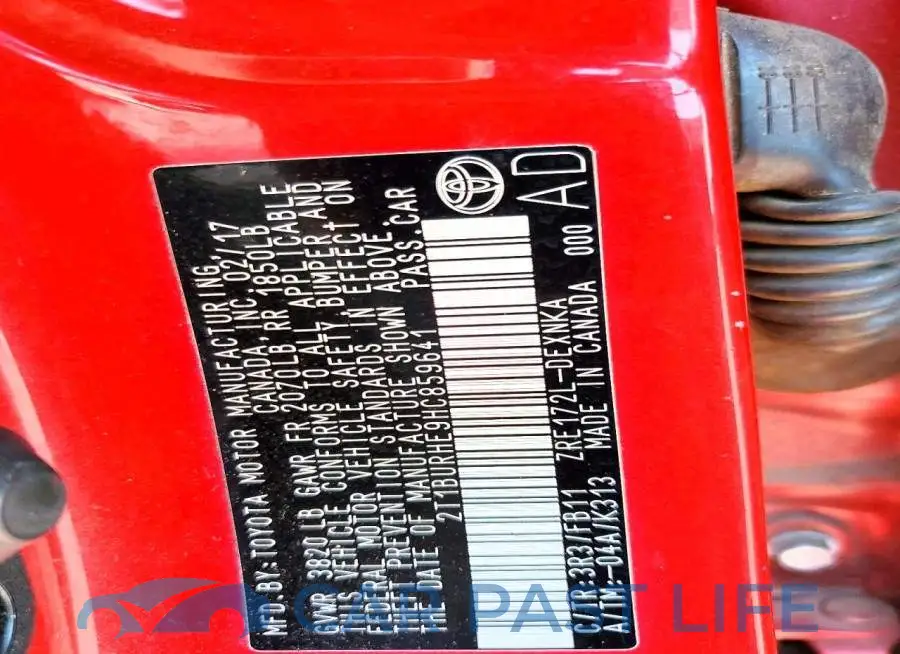 2T1BURHE9HC859641# 12