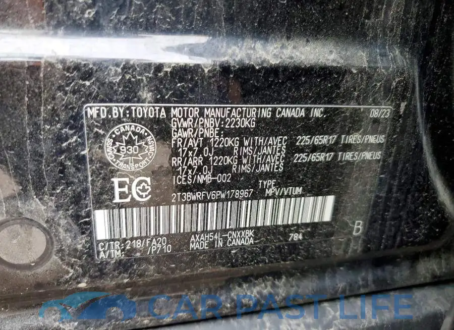 2T3BWRFV6PW178967# 14