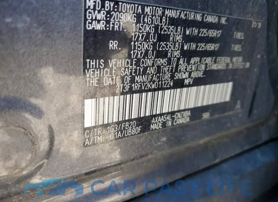 2T3F1RFV2KW011224# 13