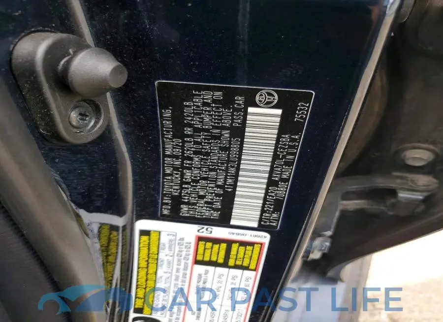 4T1M11AK3LU998805# 12