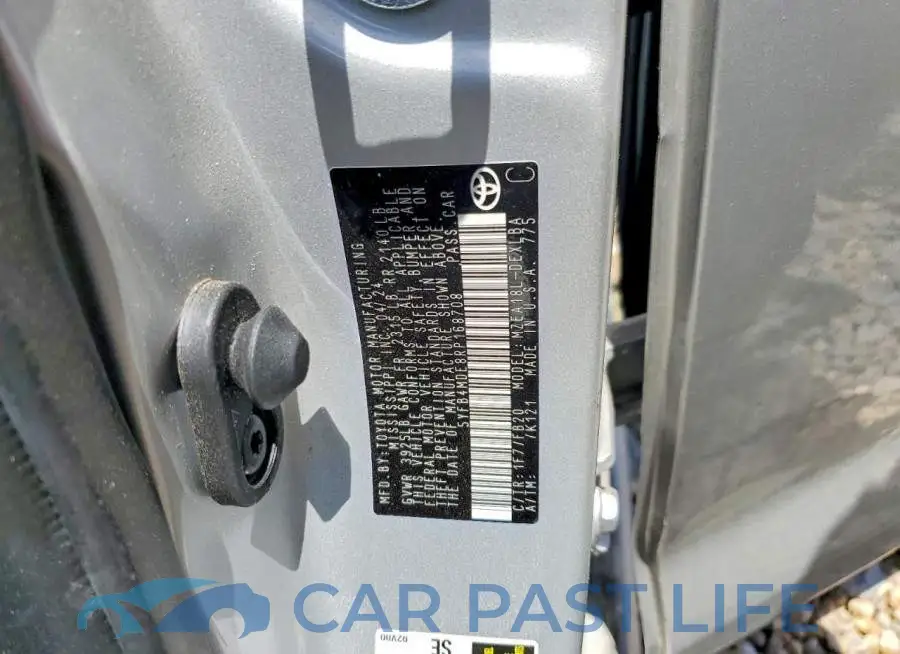 5YFB4MDE8RP168708# 13