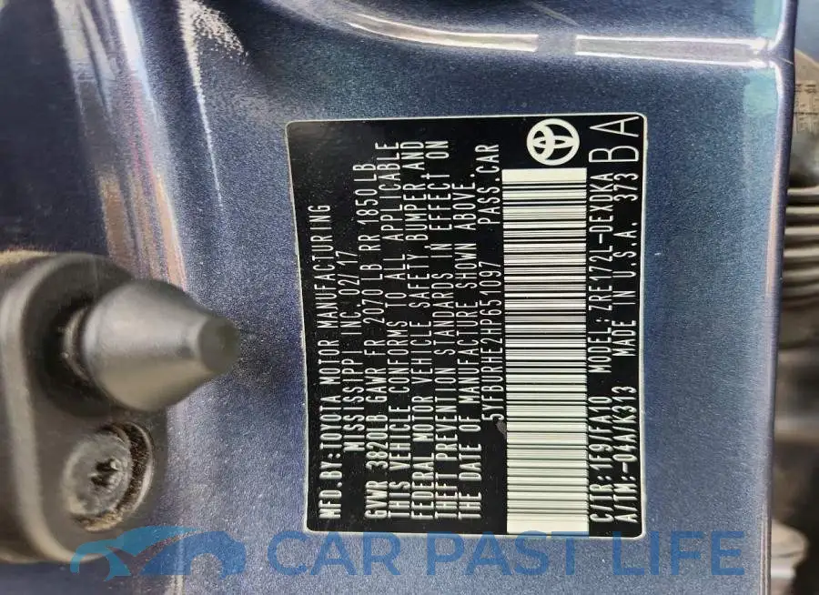 5YFBURHE2HP651097# 12