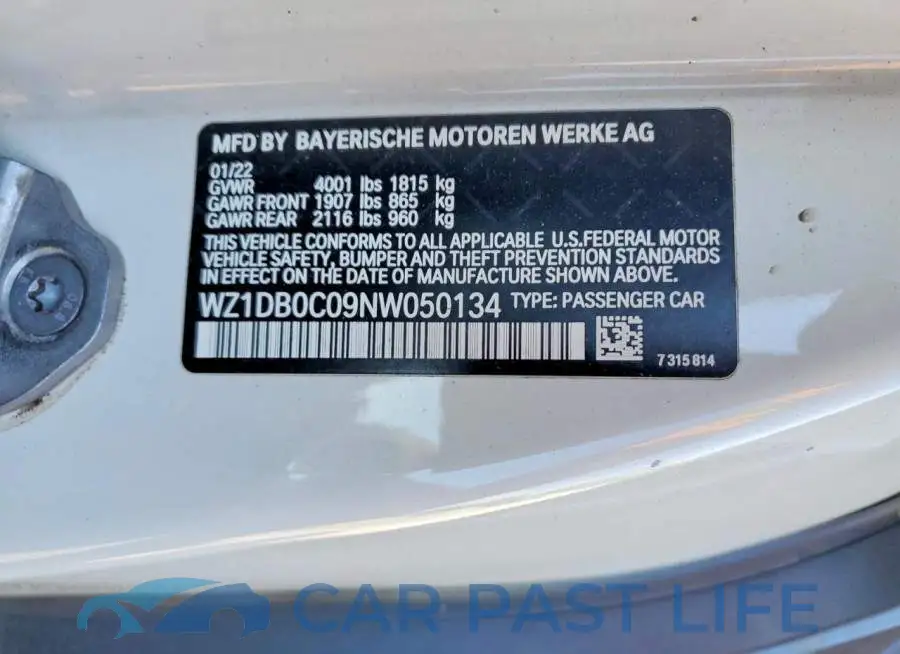 WZ1DB0C09NW050134# 12