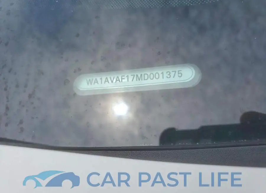 WA1AVAF17MD001375# 12