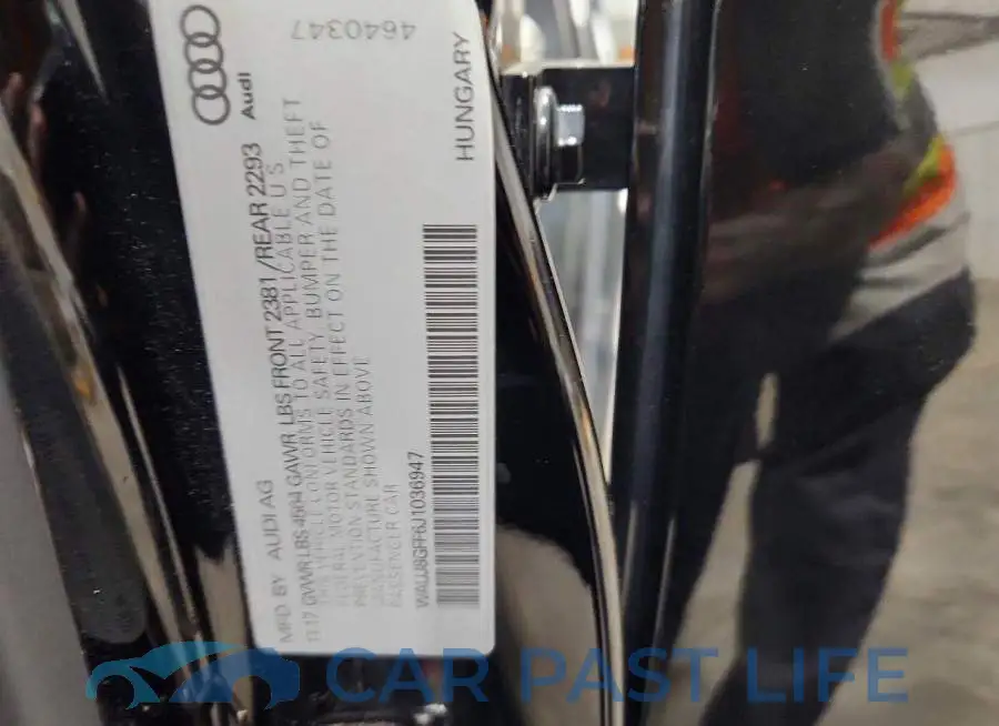 WAUJ8GFF6J1036947# 12