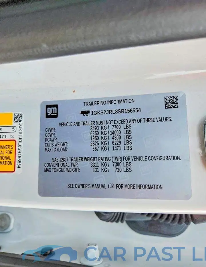 1GKS2JRL8SR156554# 14