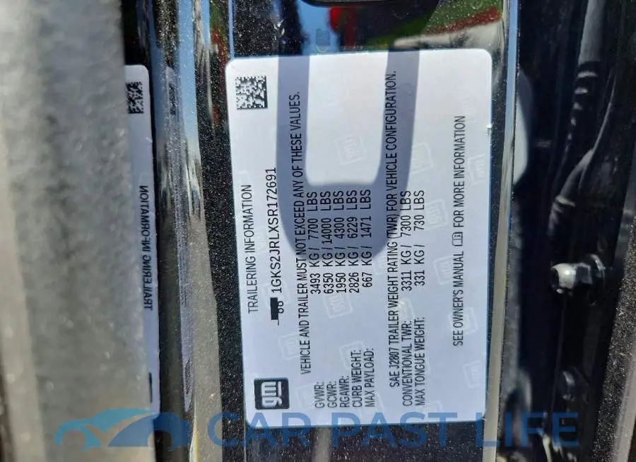 1GKS2JRLXSR172691# 13