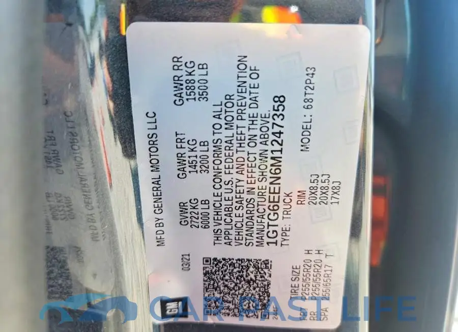 1GTG6EEN6M1247358# 13