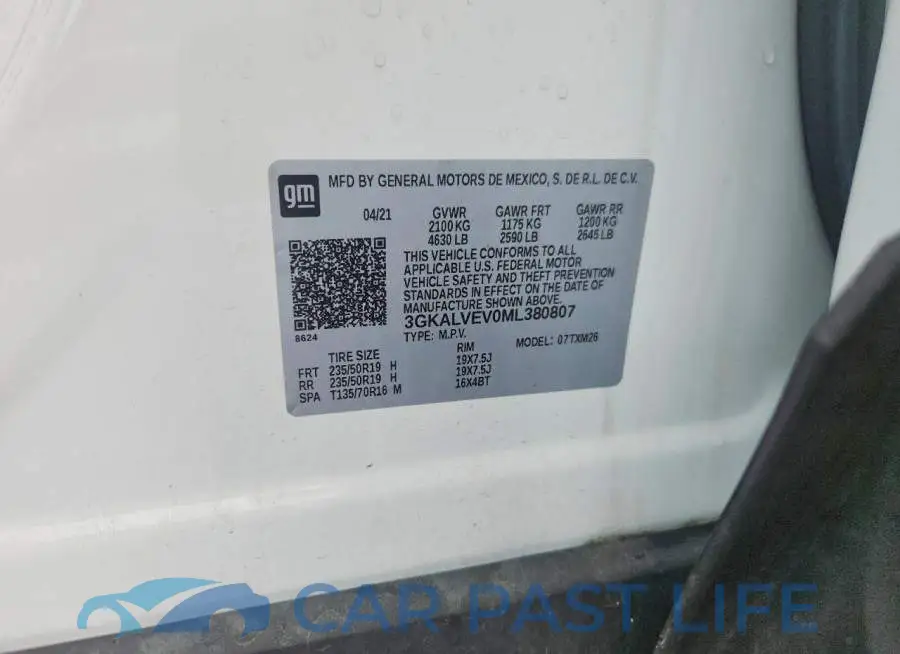 3GKALVEV0ML380807# 13