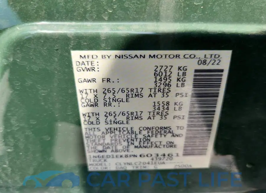 1N6ED1EK8PN603461# 13