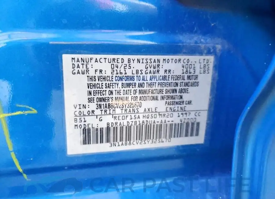 3N1AB8CV2SY325670# 13