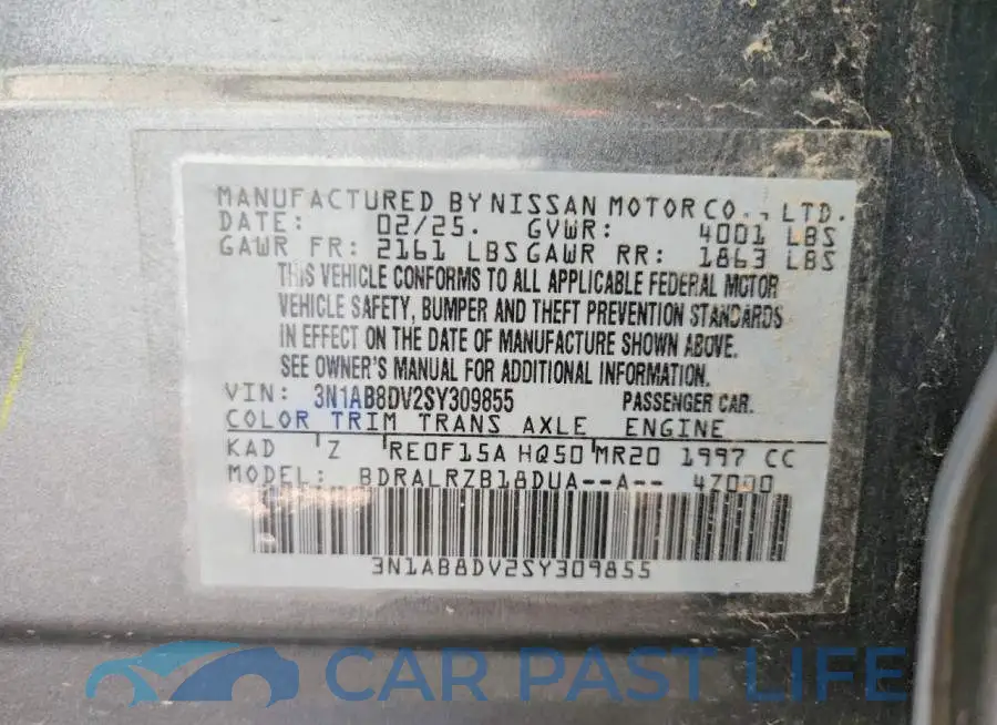 3N1AB8DV2SY309855# 13