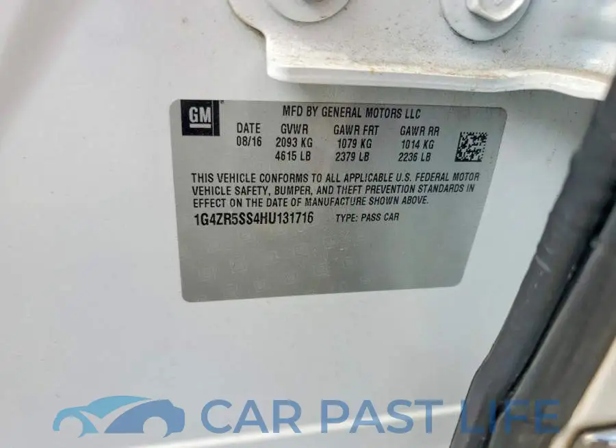 1G4ZR5SS4HU131716# 12