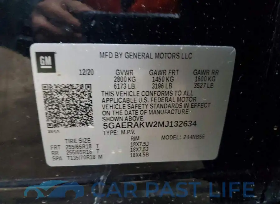 5GAERAKW2MJ132634# 13