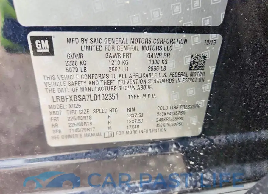 LRBFXBSA7LD102351# 13