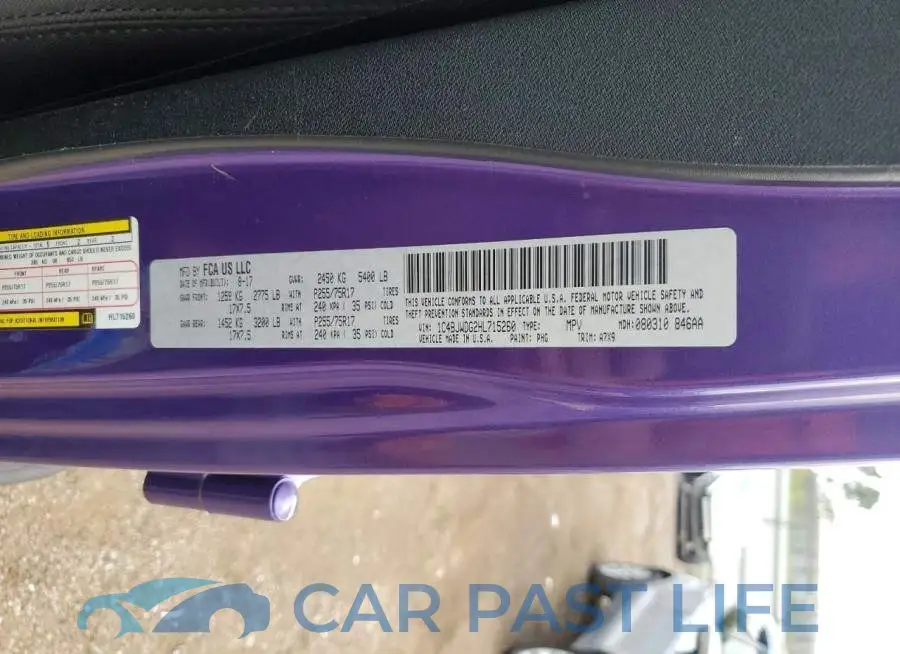 1C4BJWDG2HL715260# 13