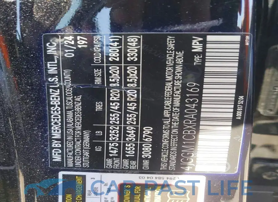 4JGGM1CBXRA043169# 13