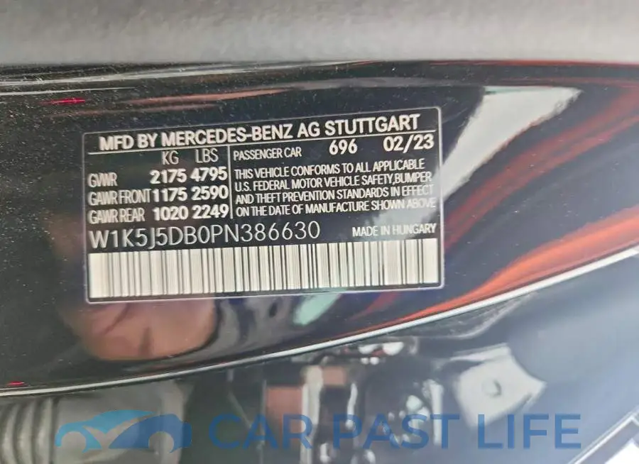 W1K5J5DB0PN386630# 12