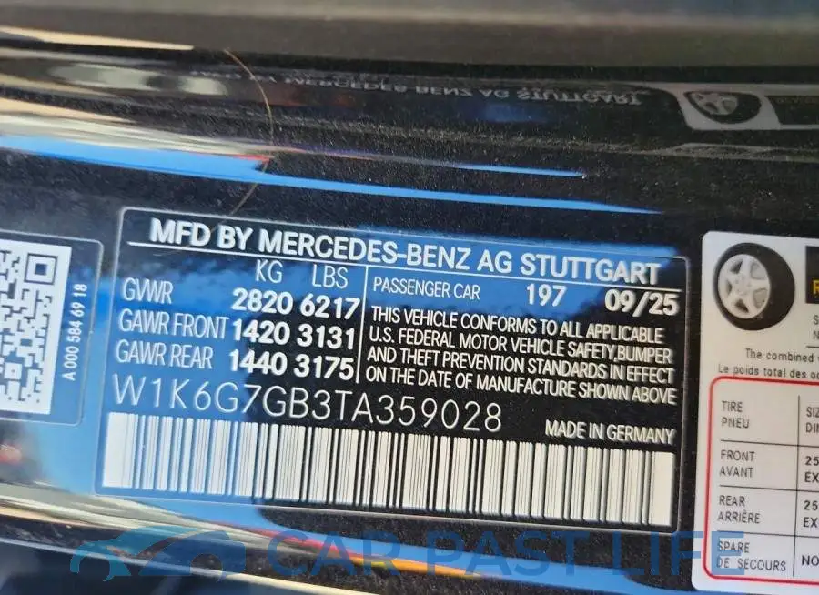 W1K6G7GB3TA359028# 12