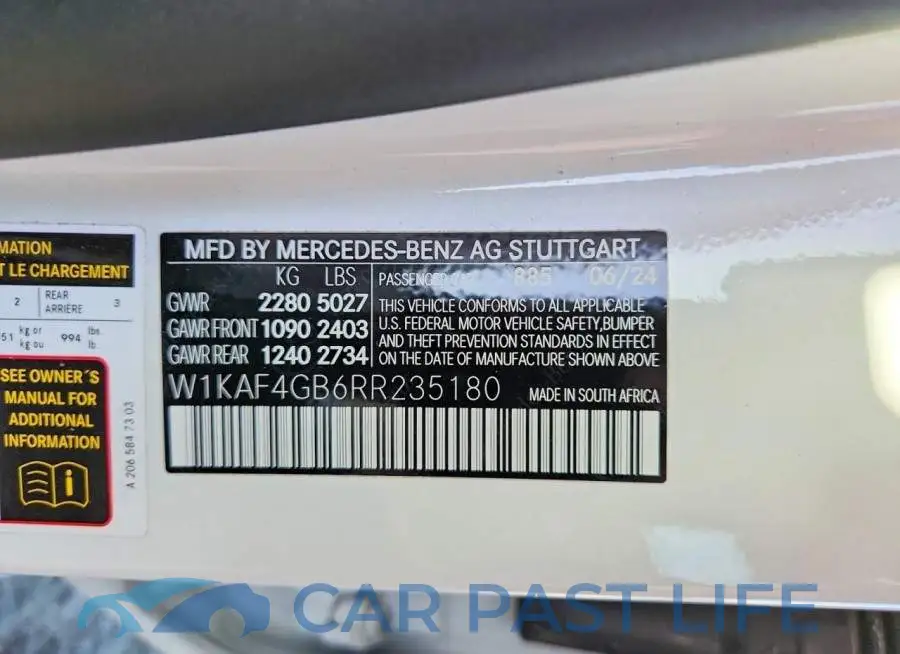 W1KAF4GB6RR235180# 12