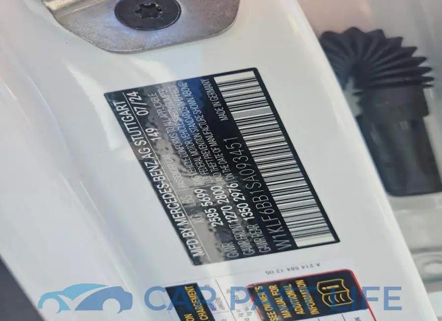 W1KLF6BB1SA093451# 12