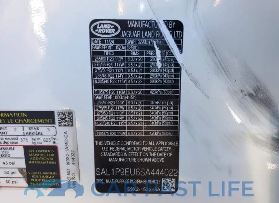 SAL1P9EU6SA444022# 13