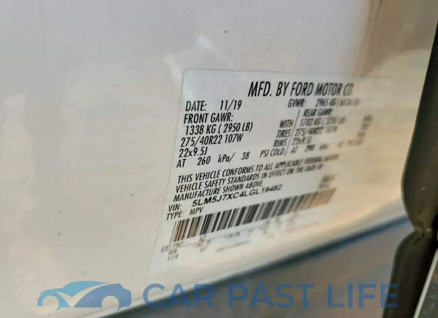 5LM5J7XC4LGL19482# 14