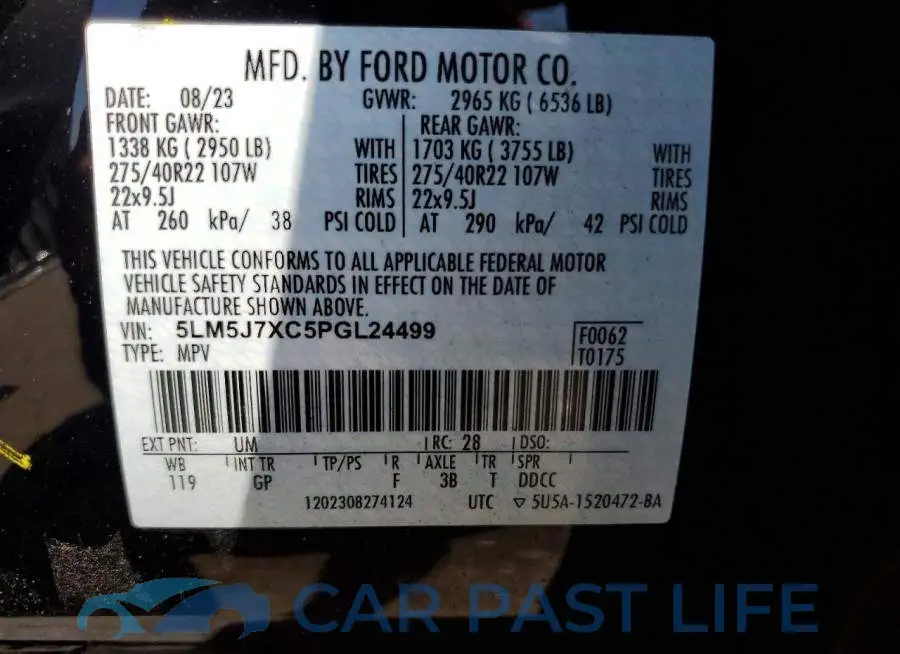 5LM5J7XC5PGL24499# 13