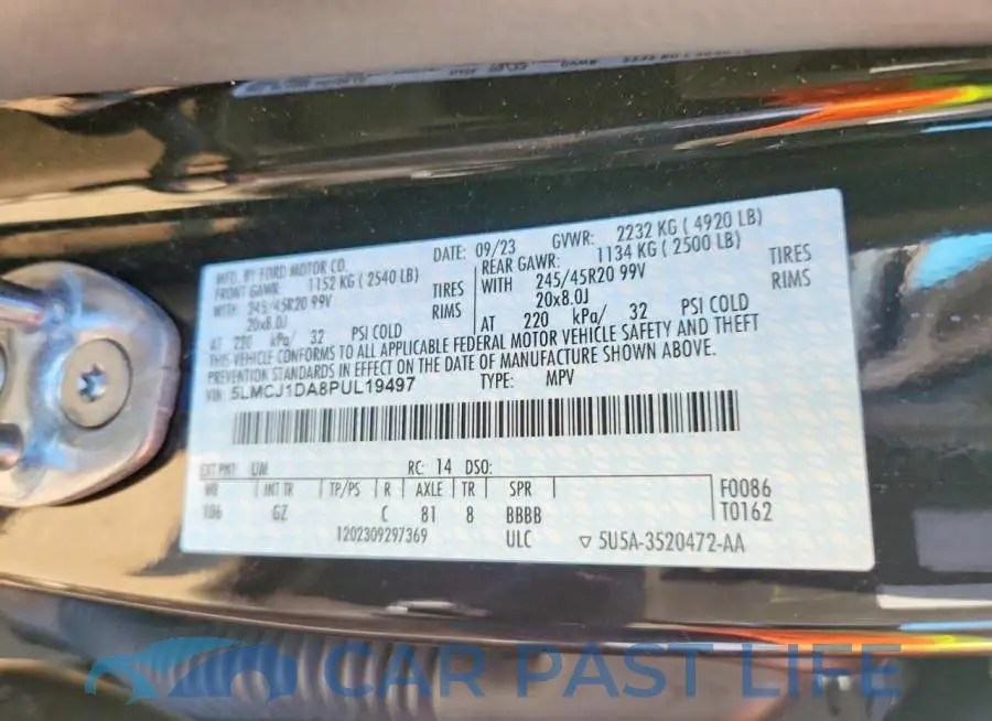 5LMCJ1DA8PUL19497# 14