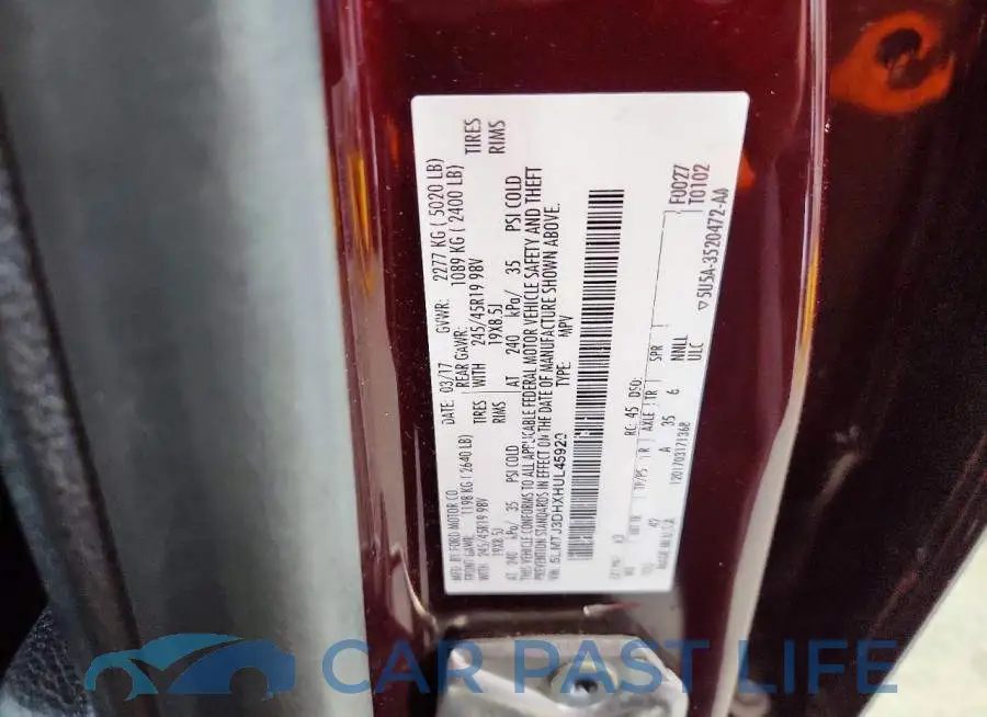 5LMTJ3DHXHUL45920# 13