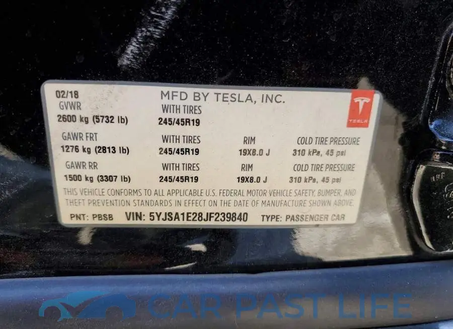 5YJSA1E28JF239840# 13