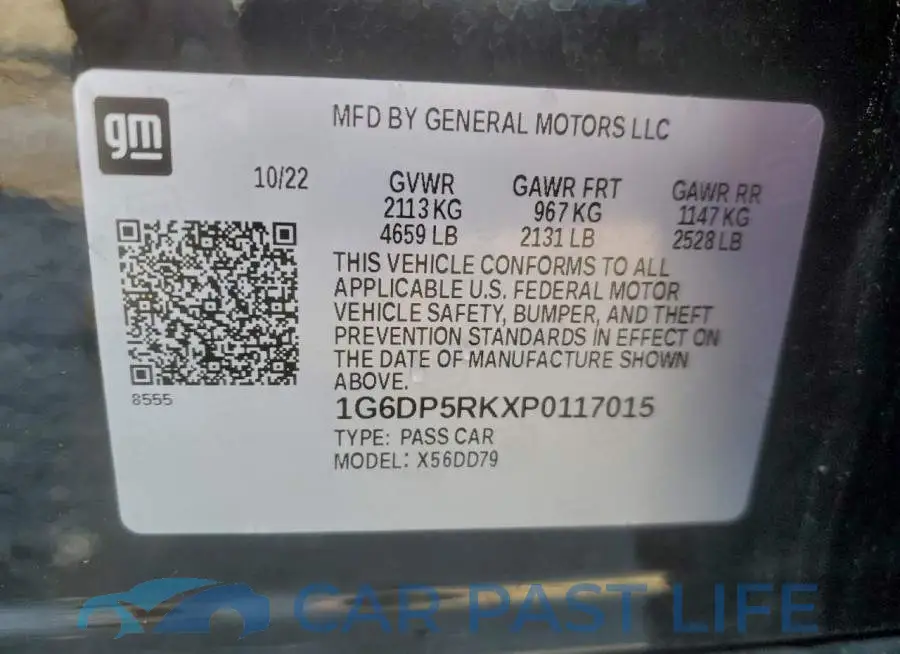 1G6DP5RKXP0117015# 13