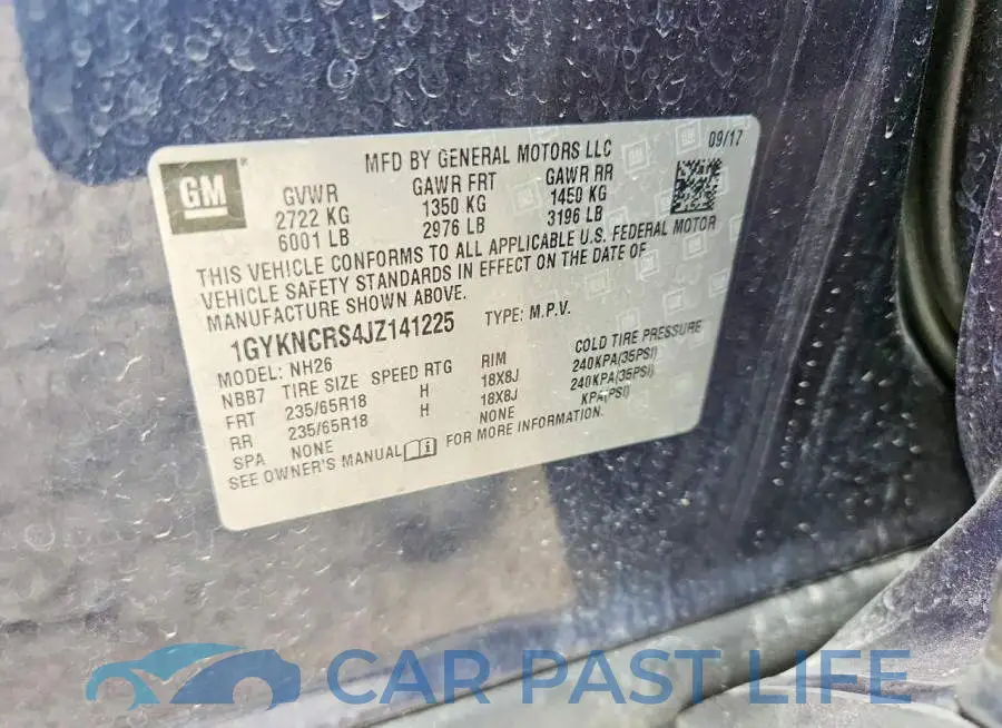 1GYKNCRS4JZ141225# 13