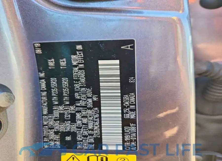 2T2BZMCA6JC167234# 13