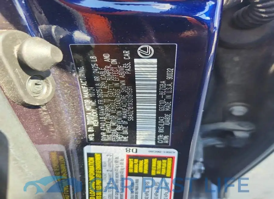 58ADZ1B1XSU191591# 12