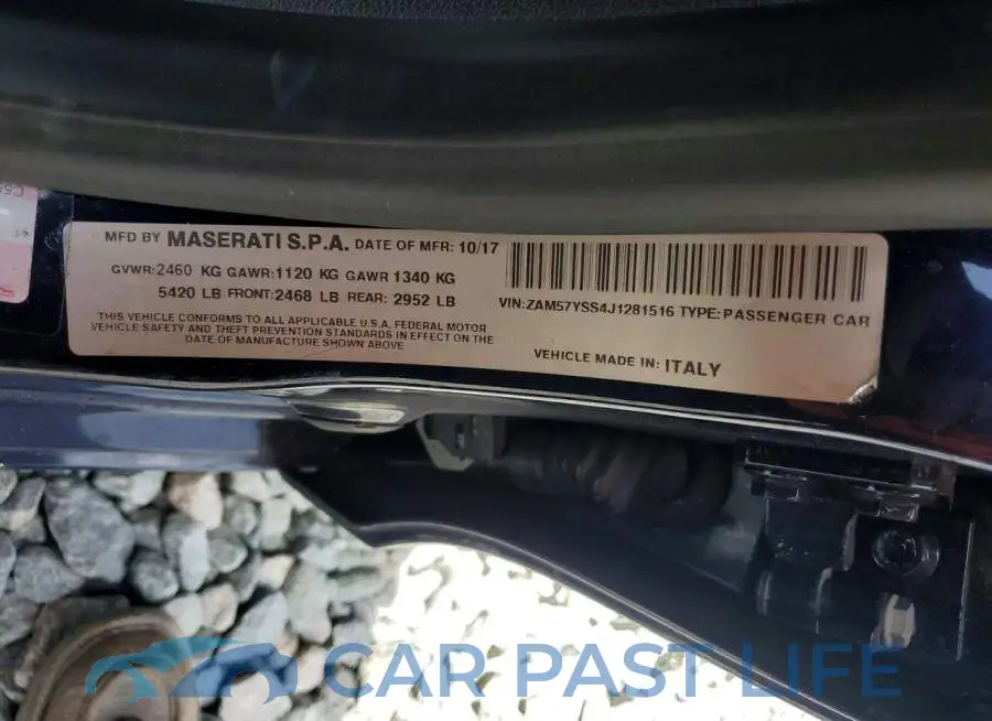 ZAM57YSS4J1281516# 12